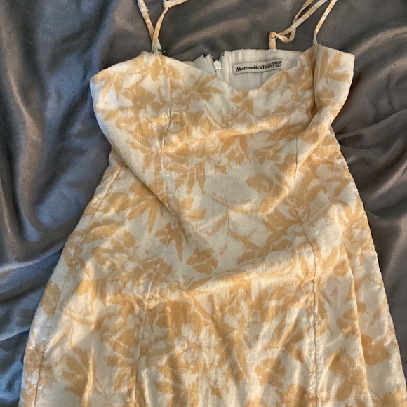 Abercrombie & Fitch Tropical orange dress - Picture 3 of 4